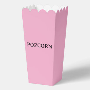 Create Your Own Custom Pink Popcorn Favor Box