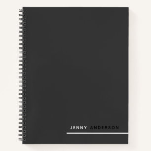 Create Your Own Custom Professional Modern Simple  Notebook