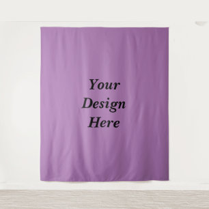 Create Your Own Custom Purple Personalized Tapestry