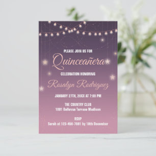 create your own custom Quinceanera 15 birthday Invitation