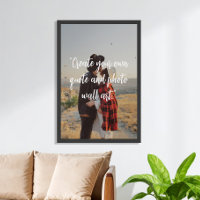 Create Your Own Custom Quote and Photo Poster