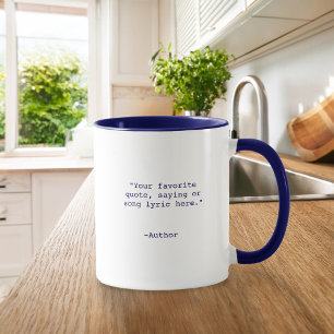 Create Your Own Custom Quote Mug