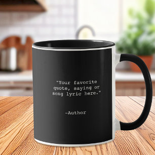 Create Your Own Custom Quote Mug