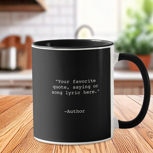 Create Your Own Custom Quote Mug (Creator Uploaded)