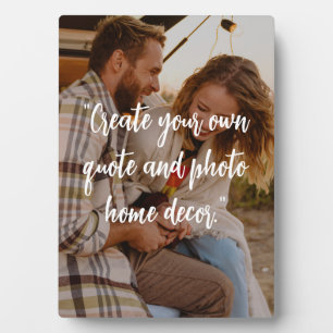 Create Your Own Custom Quote on Picture Plaque