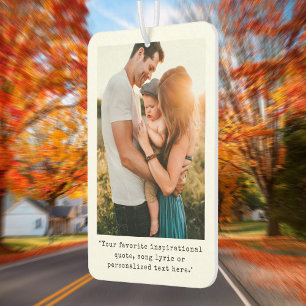 Create Your Own Custom Quote Photo Air Freshener