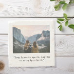Create Your Own Custom Quote Photo Stone Coaster<br><div class="desc">Create your own custom quote and personalized photo coaster. Features one of your favourite pictures and text in minimalist modern typography.</div>