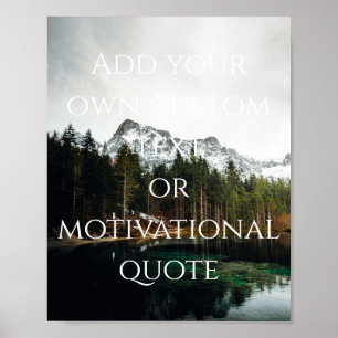 Create Your Own Custom Quote Poster
