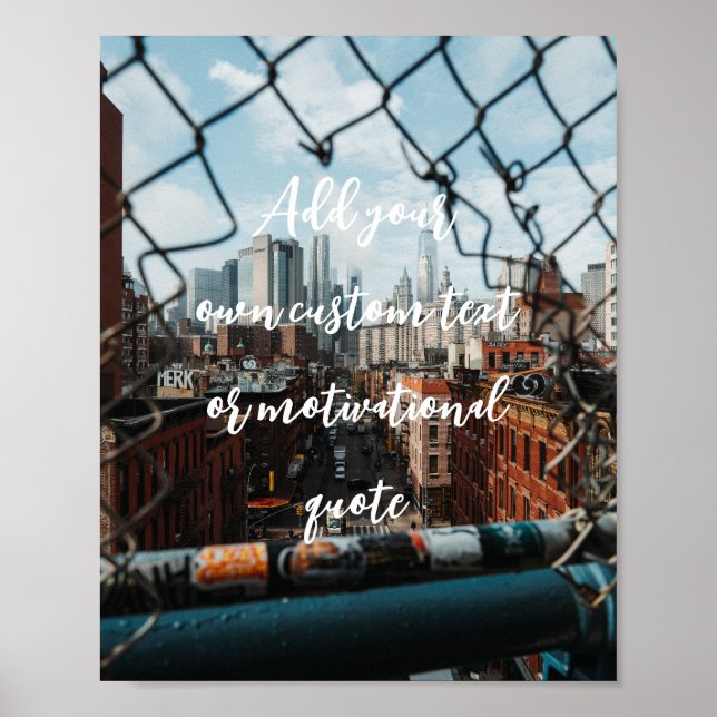 Create Your Own Custom Quote Poster (Front)