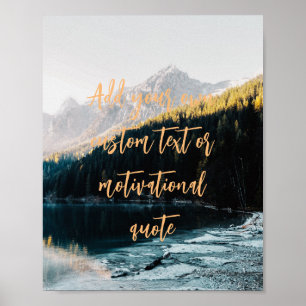 Create Your Own Custom Quote  Poster
