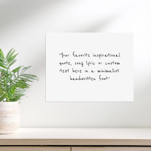 Create Your Own Custom Quote Poster