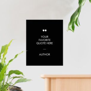 Create Your Own Custom Quote Poster
