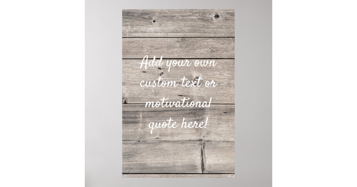 Create Your Own Custom Quote Poster | Zazzle