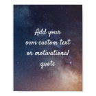 Create Your Own Custom Quote Poster - Night Sky