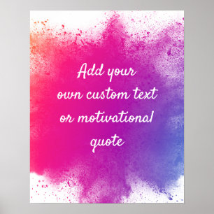 Create Your Own Custom Quote Poster - Paint