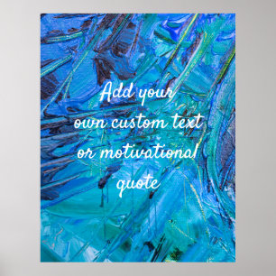 Create Your Own Custom Quote Poster Painted Canvas