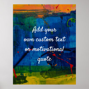 Create Your Own Custom Quote Poster Painted Canvas