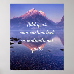 Create Your Own Custom Quote Poster - Reflection