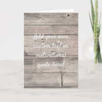 Create Your Own Custom Quote - Wood
