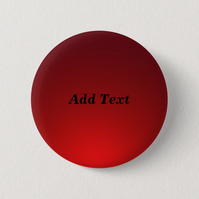 Create Your Own Custom Red Blank Template 2 Inch Round Button (Front)