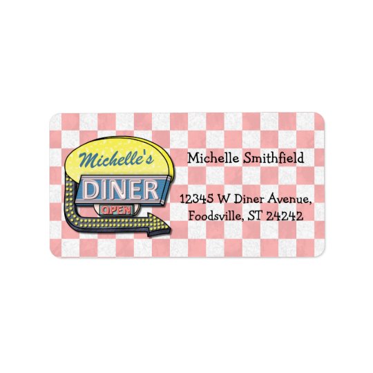 Create Your Own Custom Retro 50's Diner Sign
