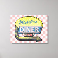 Create Your Own Custom Retro 50's Diner Sign