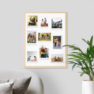 Create Your Own Custom Retro Instant Photo Collage Poster