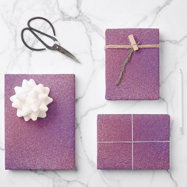 Create Your Own Custom Retro Static Texture Wrapping Paper Sheet (Front)