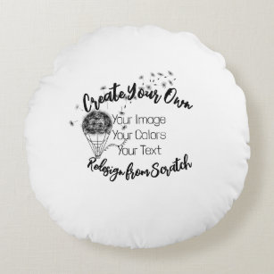 Create Your Own Custom Round Pillow