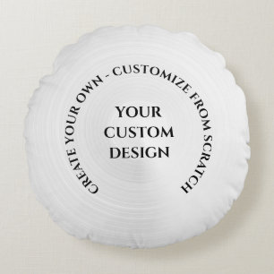 Create Your Own Custom Round Pillow