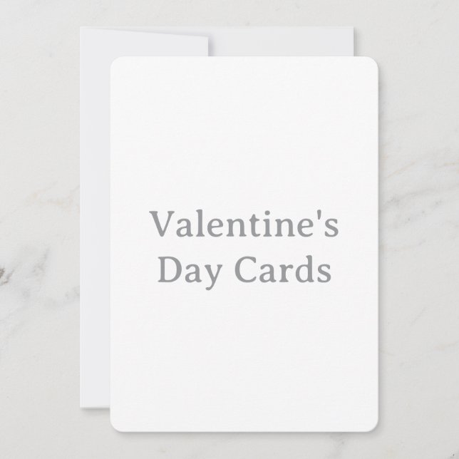 Create Your Own Custom Rounded Valentine's Day Card (Front)