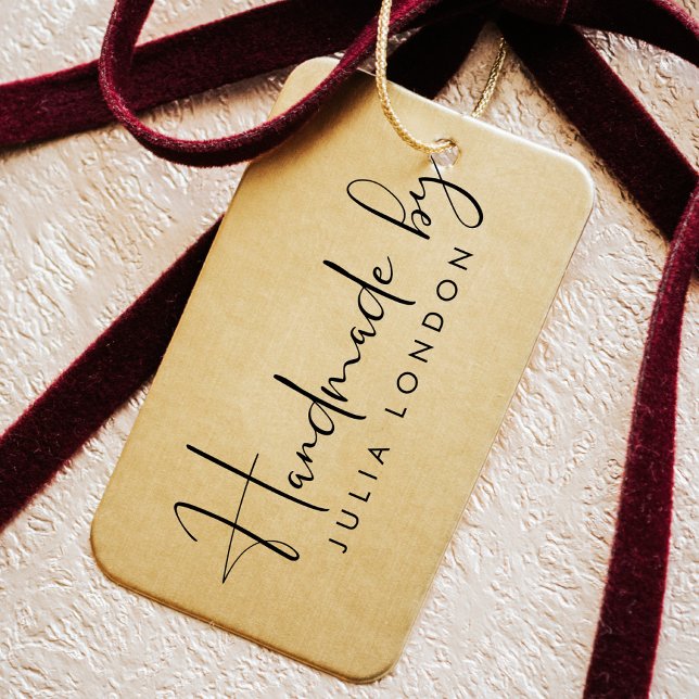 Create your own Custom Script Simple "Handmade by" Rubber Stamp (Creator Uploaded)