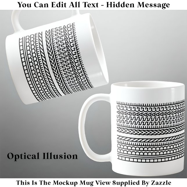 Create Your Own Custom Short Hidden Message 099B Coffee Mug (Creator Uploaded)