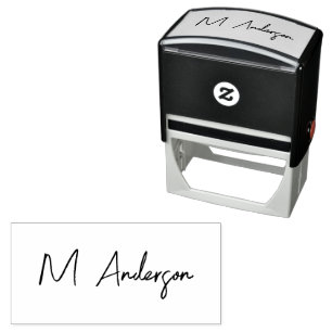 Create Your Own Custom Signature Personalized Se Self-inking Stamp