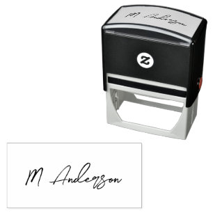 Create Your Own Custom Signature Personalized Se Self-inking Stamp
