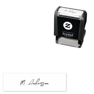 Create Your Own Custom Signature Personalized  Sel Self-inking Stamp