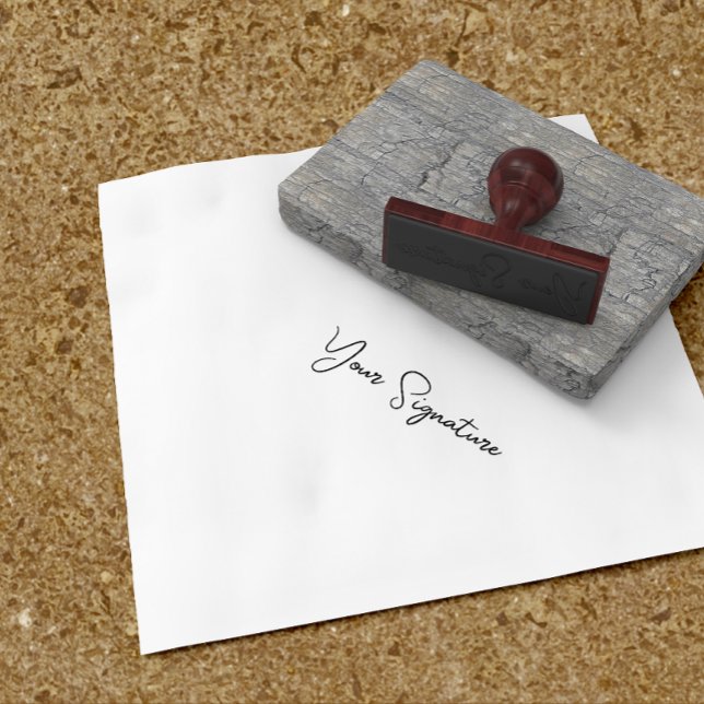 Create Your Own Custom Signature Personalized Sel  Self-inking Stamp (Creator Uploaded)