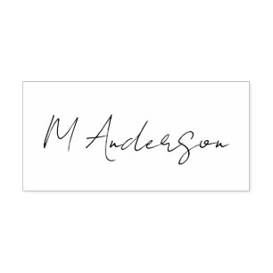 Create Your Own Custom Signature Personalized Self-inking Stamp