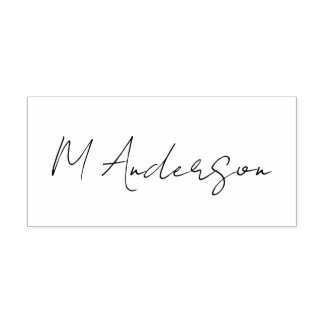 Create Your Own Custom Signature Personalized  Self-inking Stamp