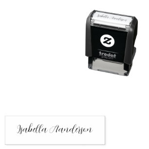 Create Your Own Custom Signature Personalized Self-inking Stamp