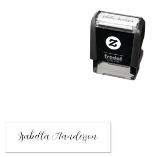 Create Your Own Custom Signature Personalized Self-inking Stamp