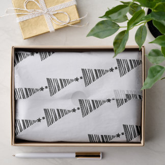Create Your Own Custom Simple Christmas Tree Tissue Paper