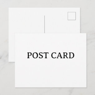 Create Your Own Custom Simple Design Holiday Postcard