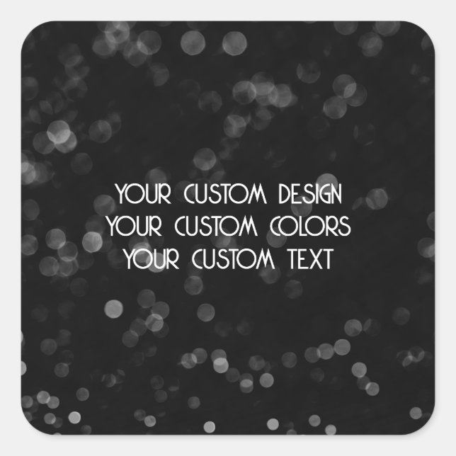 Create Your Own Custom Square Sticker (Front)