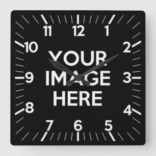 Create Your Own Custom Square Wall Clock