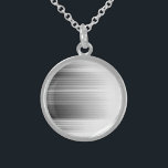 Create Your Own Custom Sterling Silver Necklace<br><div class="desc">Background shown: Horizontal Swipes

Create your own custom high quality stuff!

Customize this item with your own personalized text or redesign entirely from scratch by replacing our image with your own.</div>