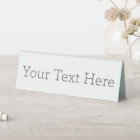 Create Your Own Custom Table Tent Sign, 6" X 2"