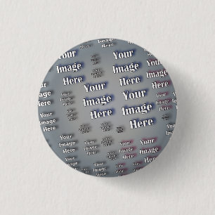 🤍 Create Your Own Custom Template 1 Inch Round Button
