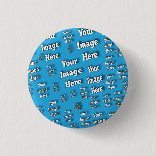 🤍 Create Your Own Custom Template 1 Inch Round Button