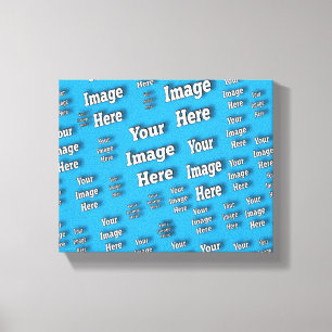 🤍 Create Your Own Custom Template Canvas Print